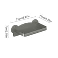 thumbnail image 4 of Bowayaoa Wall Mounted Toilet Paper Holder, No Punching Toilet Tissue Rack with Phone Shelf, Plastic Bathroom Tissue Storage Rack, Washcloth Holder for Bathroom, 4 of 7