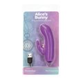thumbnail image 1 of Alice's Bunny Rechargeable Bullet W/rabbit Sleeve - 10 Functions Purple, 1 of 5