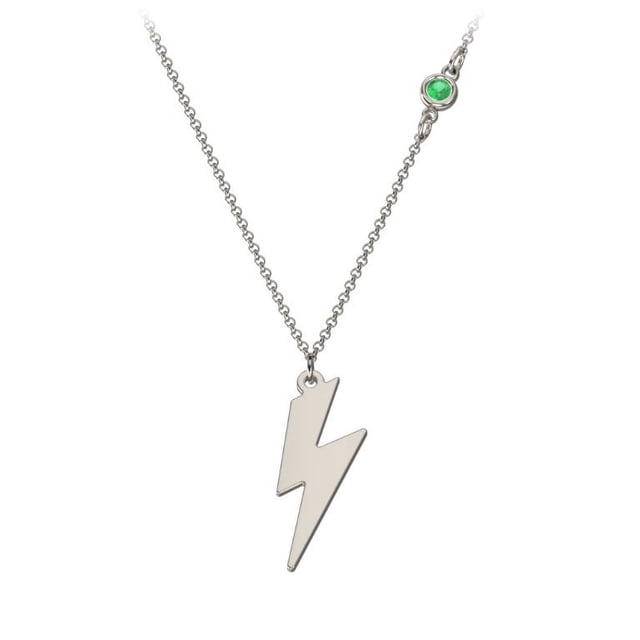 Collier Breloque Éclair avec Pierre Précieuse