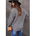 thumbnail image 3 of ORUYROP Womens Casual Plaid Shacket Button Down Long Sleeve Shirt, 3 of 4