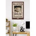 thumbnail image 3 of One Piece - Roronoa Zoro Wanted Poster Wall Poster, 22.375" x 34" Framed, 3 of 4