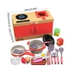 thumbnail image 3 of Rbaofujie Cuisine Maison Jouet pour Enfants Ensemble de Cuisine 33 Pcs Ensemble de Cuisine pour Jeu d'Imitation avec Surface de Cuisson Interactive Accessoires Réalistes Aliments de Jeu Jouet Éducatif pour Garçons Filles 3+, 3 of 6