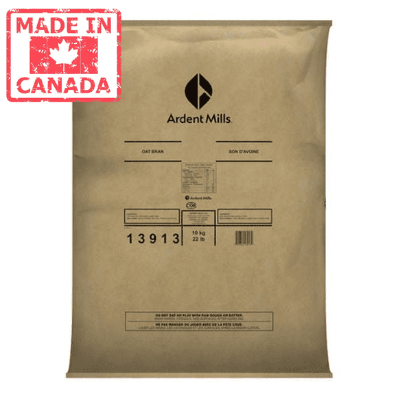 Ardent Mills Fl Oat Bran 10Kg/22.05Lbs -Canadian Made