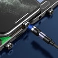 thumbnail image 3 of 5A QC3.0 Magnetic Micro USB Type-C Phone Fast Charging Cable Wire for Android, 3 of 8