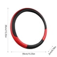 thumbnail image 3 of EGNMCR Steering Wheel Cover Car Steering Wheel Cover Leather Summer Four Season Handle Cover Breathable Available In Thousands Of Models Embossed For Foreign Trade Steering wheel leather cover, 3 of 6