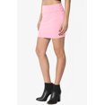 thumbnail image 4 of Jupe Tube Double Couche Taille Haute en Coton Extensible Basique pour Femmes, 4 of 7