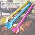 thumbnail image 2 of Spork Utensils Heat Resistant Anti-rust Tableware Picnic Outdoor Activities Spork Camping Utensil for Travel, 2 of 12