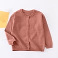 thumbnail image 2 of SHTXOZHI Toddler Boys Girls Sweater Cardigans Long Sleeve Button Down Knitted Cardigan Kids Jackets, 2 of 6