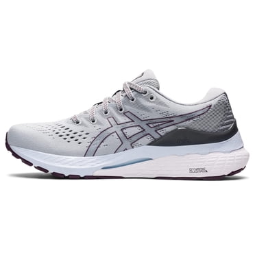 ASICS Women's Gel-Kayano 28 Running Shoes, 6, Piedmont Grey/DEEP Plum