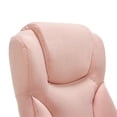 thumbnail image 2 of Pemberly Row Contemporary Office Chair in Pink Microfiber Finish, 2 of 15