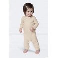 thumbnail image 3 of Infant Long Legged Baby Rib Bodysuit, NB, Natural, 3 of 3