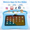 thumbnail image 4 of Veidoo Kids Tablet, 7 inch Android Tablet PC, 2GB RAM 32GB ROM, Safety Eye Protection Screen, WiFi, Dual Camera, Games, Parental Control APP, Tablet with Silicone Case(Blue), 4 of 8