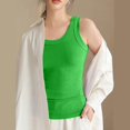 thumbnail image 4 of Besolor Summer Ribbed Tank Tops for Women Sleeveless Stretch Basic Tee Shirts Athletic Workout Yoga Tank Cami Tops, 4 of 7