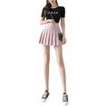 thumbnail image 1 of Women High-Waist Half-Dress A-Line Spring Summer Fall Girl Pleated Short skirt, 1 of 7