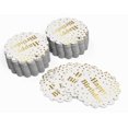 thumbnail image 3 of Inkdotpot 50 Pack Happy Birthday Favor Paper Tags Craft Real Gold Foil Hang Tags, 3 of 6