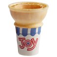 thumbnail image 2 of JOY #30J Flat Bottom Jacketed Cake Ice Cream Cones Dispenser Pack - 600/Case, 2 of 5