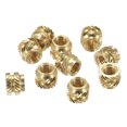 thumbnail image 1 of Unique Bargains Knurled Insert Nut M3 x 4mm L x 5mm OD Female Thread Brass Embedding Nut 120 Pack, 1 of 5