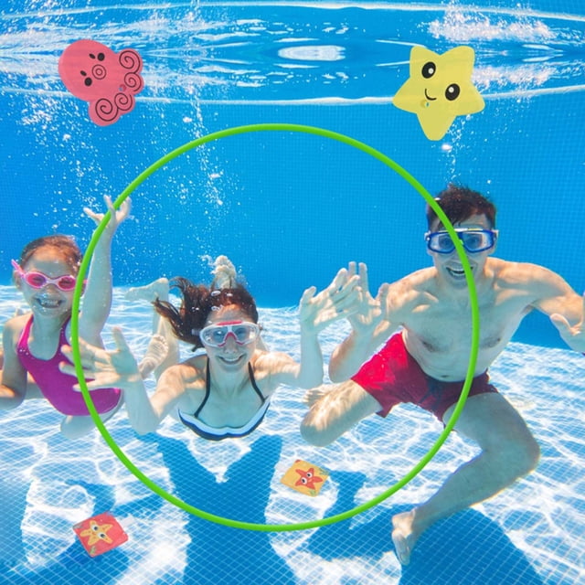 RKSTN Underwater Swimming Circle 3Pc Underwater Swimming Ring Travel Essentials