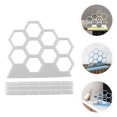 thumbnail image 4 of Miangastore 1 Set of 2 Pcs Silicone Earring Rack Molds Hexagon Shape Earring Holder Molds, 4 of 9