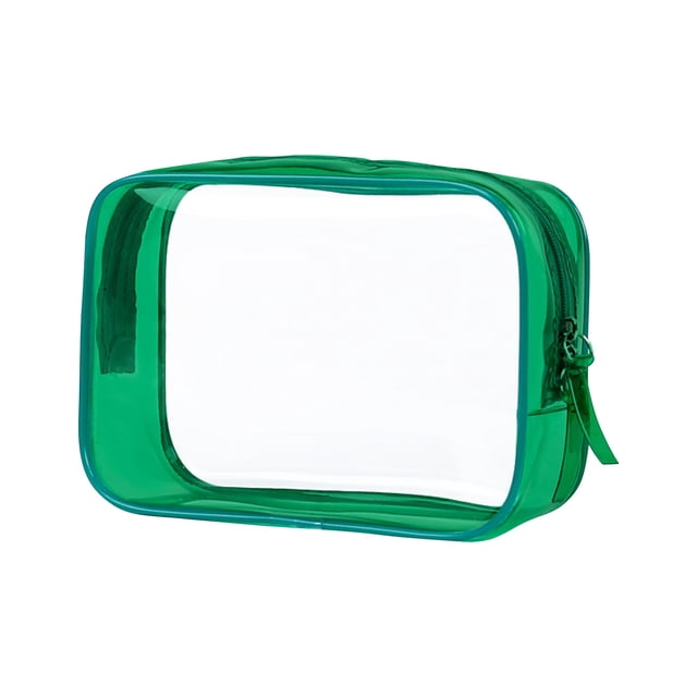 Holiday Deals Naittoop Transparent Large Capacity Cosmetic Travel Storage Bag, Plastic Zipper Wash Bag