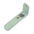 thumbnail image 4 of Unique Bargains 6Pcs Stainless Steel Ear Cleansing Tool Set with Faux Leather Packaging Green, 4 of 7