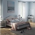 thumbnail image 2 of Home Fare Full Shaped Nail Trim Upholstered Bed  Natural, 2 of 2
