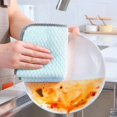 thumbnail image 3 of Oleegame 1PC Ten Dollar Items Daily Rag TowelDish Kitchen Cloth Dish OilCleaning Non Stick ClothKitchen Cleaning Supplies 10PC Blue, 3 of 7