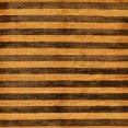 thumbnail image 1 of Ahgly Company Tapis d'Intérieur Carrés Abstraits Rouge Brun de Style Oriental, 5 Pieds Carré, 1 of 6
