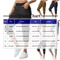thumbnail image 3 of WRKEKC Capri Pants for Women, Womens Capris for Summer, Trendy Women's Solid Color Stretch Waist Strap Drawstring Pocket Button Zipper Pants 7 Quarter Pants, 3 of 9