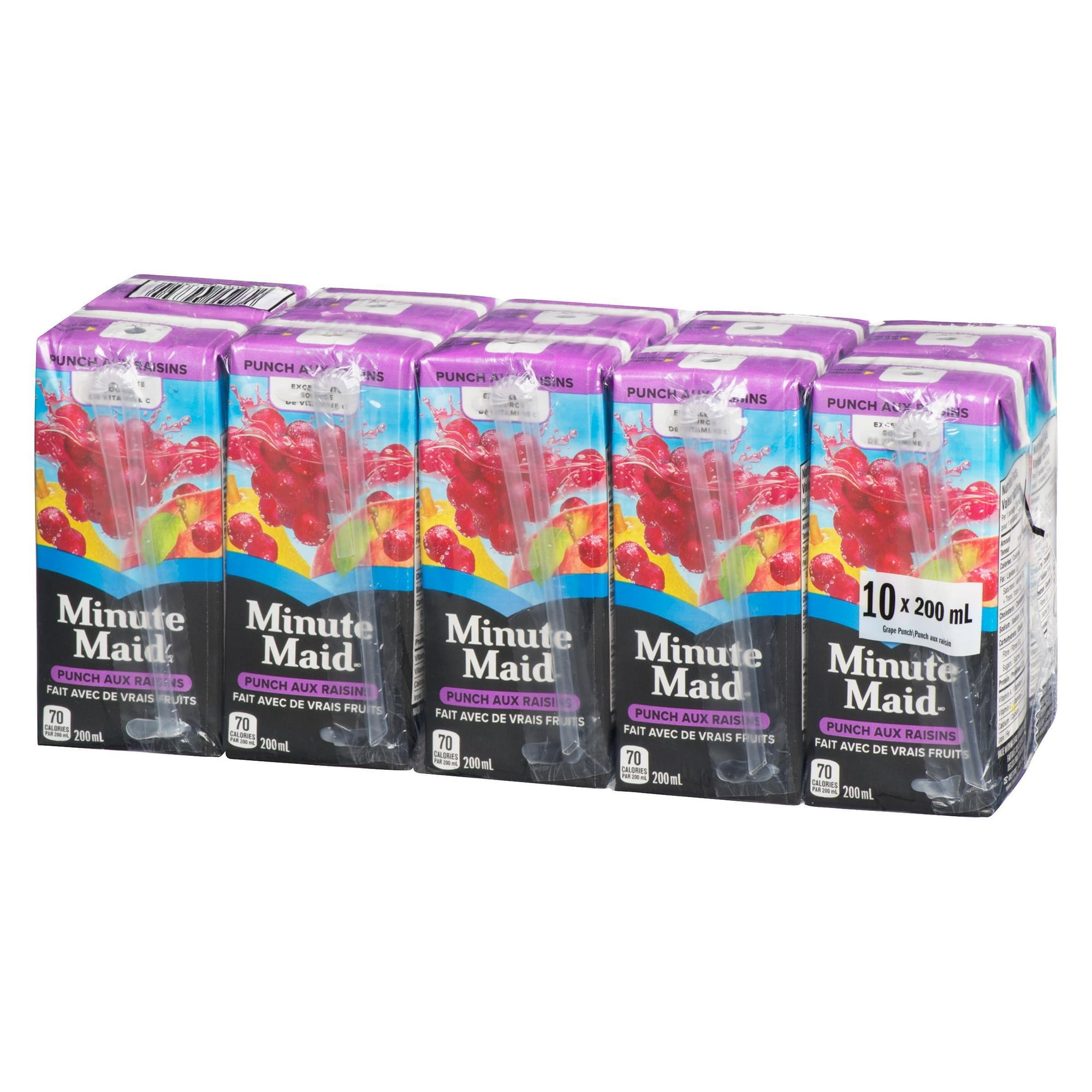 Minute Maid Grape Punch 10x200ml