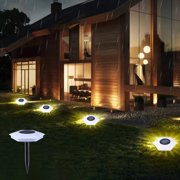 Chmadoxn Solar Lights Outdoor Ground Lights Outdoor LED Light Source Automatic Induction-Changing Outdoor Lights Garden Lights For Pathways Garden Yard Patio Lawns Solar light