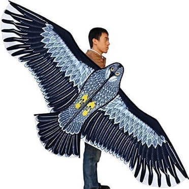 HENGDA KITE 71" Strong Eagles Huge Beginner Eagle Kites for Children and Adults Polyester