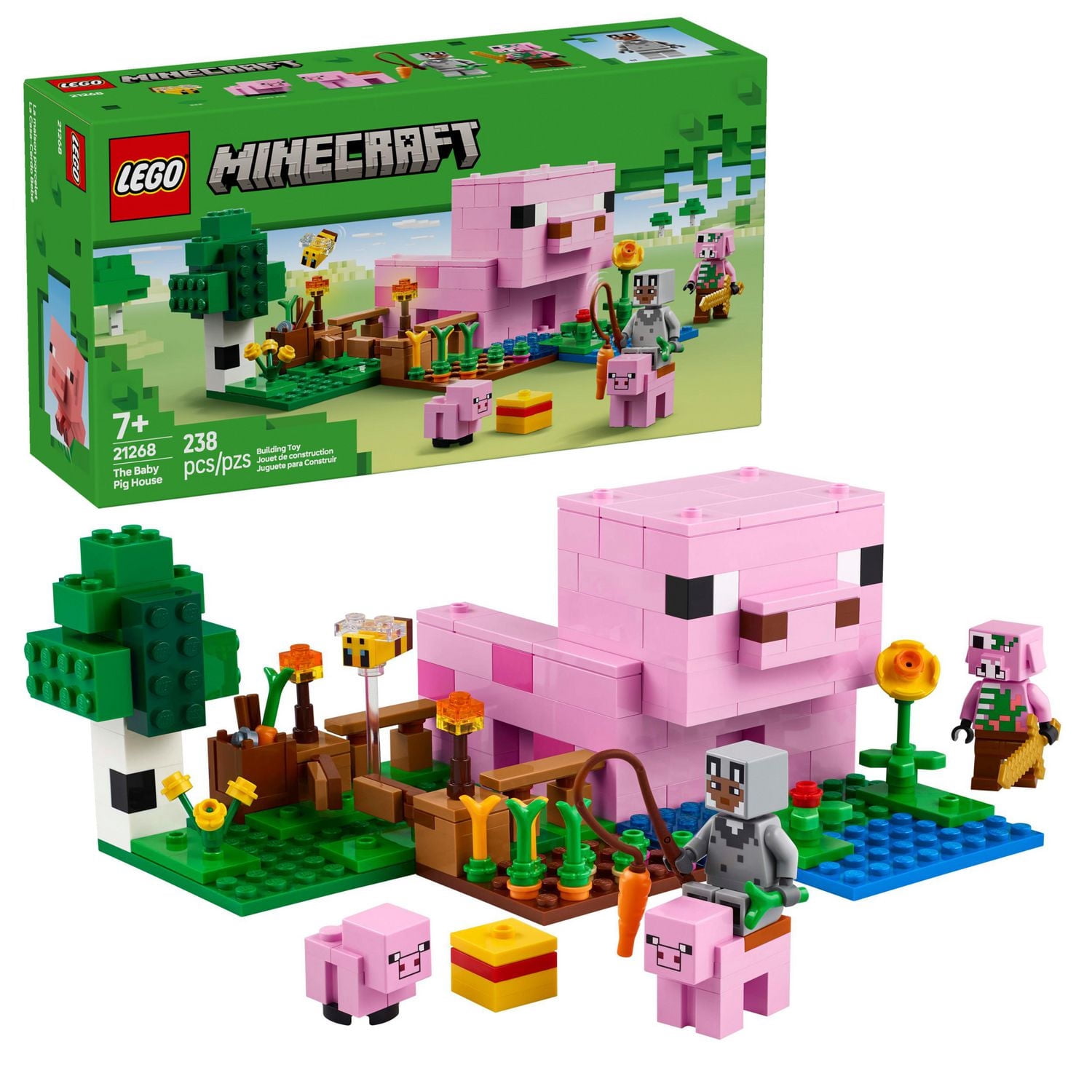 LEGO Minecraft La maison porcelet 21268 Ensemble de construction (238 pièces)