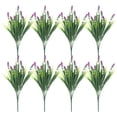 thumbnail image 2 of 8PC Artificial Peppermint Flowers With Realistic Green Plant And Pointed Leaf Grass, 2 of 2