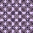 thumbnail image 1 of Ahgly Company Machine Washable Indoor Square Transitional Plum Purple Area Rugs, 8' Square, 1 of 7