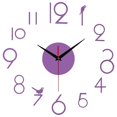 thumbnail image 1 of Lefu 3D Frameless Wall Clock, Silent DIY Wall Clock Number Wall Stickers Home Decor, 1 of 9