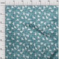 thumbnail image 2 of oneOone Cotton Cambric Elf Green Fabric Texture & Triangle Geometric Craft Projects Decor Fabric Printed By The Yard 42 Inch Wide, 2 of 4