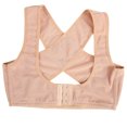 thumbnail image 2 of Chest Support Shaper, Soft Elastic Adjustable 3 Row Buckle Posture Corrector Women Chest Shaper Skin Friendly  For Home Travel XL, 2 of 8