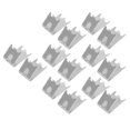 thumbnail image 2 of 14 Pcs Clips d'Étagère de Congélateur 1.5mm Boucle en Acier Inoxydable 304 Support d'Étagère de Réfrigérateur, 2 of 6