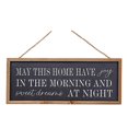 thumbnail image 4 of IH Casa Decor Framed Rect. Wood Sign May Your Home Be Filled With Asstd - Set of 2, 4 of 4