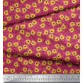 thumbnail image 3 of Soimoi Poly Georgette Fabric Text & Tiger Face Cartoon Print Sewing Fabric Yard 42 Inch Wide, 3 of 3