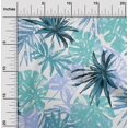 thumbnail image 2 of oneOone Polyester Spandex Medium Purple Fabric Leaves Craft Projects Decor Fabric Printed By The Yard 56 Inch Wide, 2 of 4
