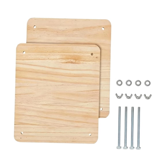 yuksok Wooden Book Press Easy Assemble Bookbinding Press for Desktop Home Cardboard 29x19cm