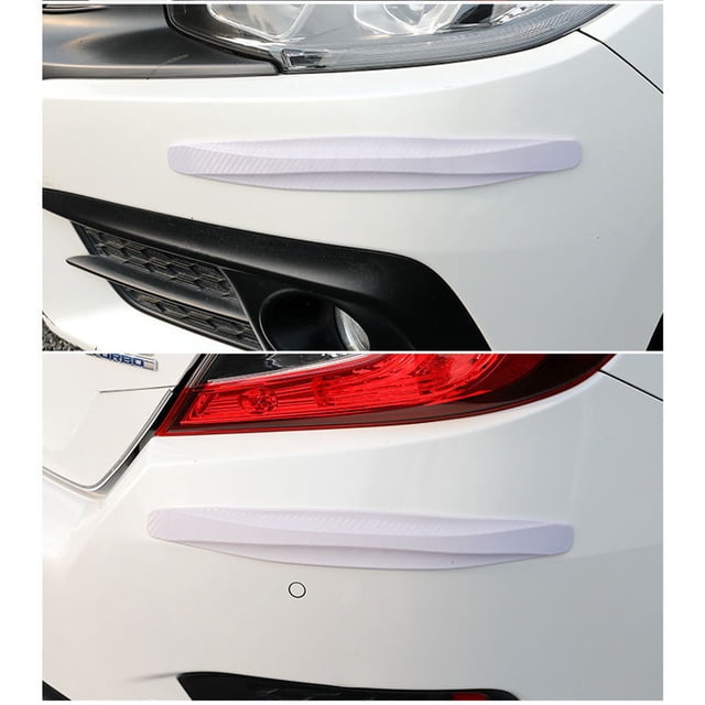 EGNMCR Front And Rear Collision Strip Carbon Fiber Stripe Protection Strip Scratch Tape Body Scratch Decoration Protection Sticker Bumper bumper bar