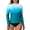 Vert, variante sur Charmo Hauts de Bain UPF 50+ pour Femmes, Maillot Dermoprotecteur à Manches Longues, Chandails de Bain Imprimés
