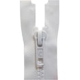 thumbnail image 1 of COSTUMAKERS One-Way Separating Zipper, 65 cm (25.6 in), #5 Molded Teeth, White, 1 of 4