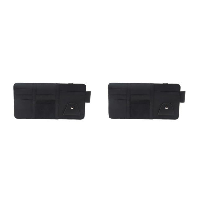 Transemion Durable Car Storage Solution - Easy Assembly And Organized Space Car Accessories Interiors Black (regular) 2Set