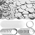 thumbnail image 1 of 80 Sets 58mm/2.25Inch Metal Button Parts Supplies for Button Machine Round Pin Maker, Badge Blank Button Pins Bulk, 1 of 7