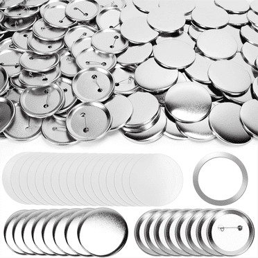 80 Ensembles de Pièces de Boutons en Métal 58mm/2.25 Pouces pour Machine à Boutons, Fabricant de Broches Rondes, Badge en Vrac