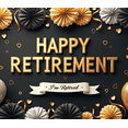 thumbnail image 4 of Happy Retirement Banner Backdrop Decoration for Party Golden Celebration Event Photography Props Background Decoration Retirement Party Banner, 4 of 4